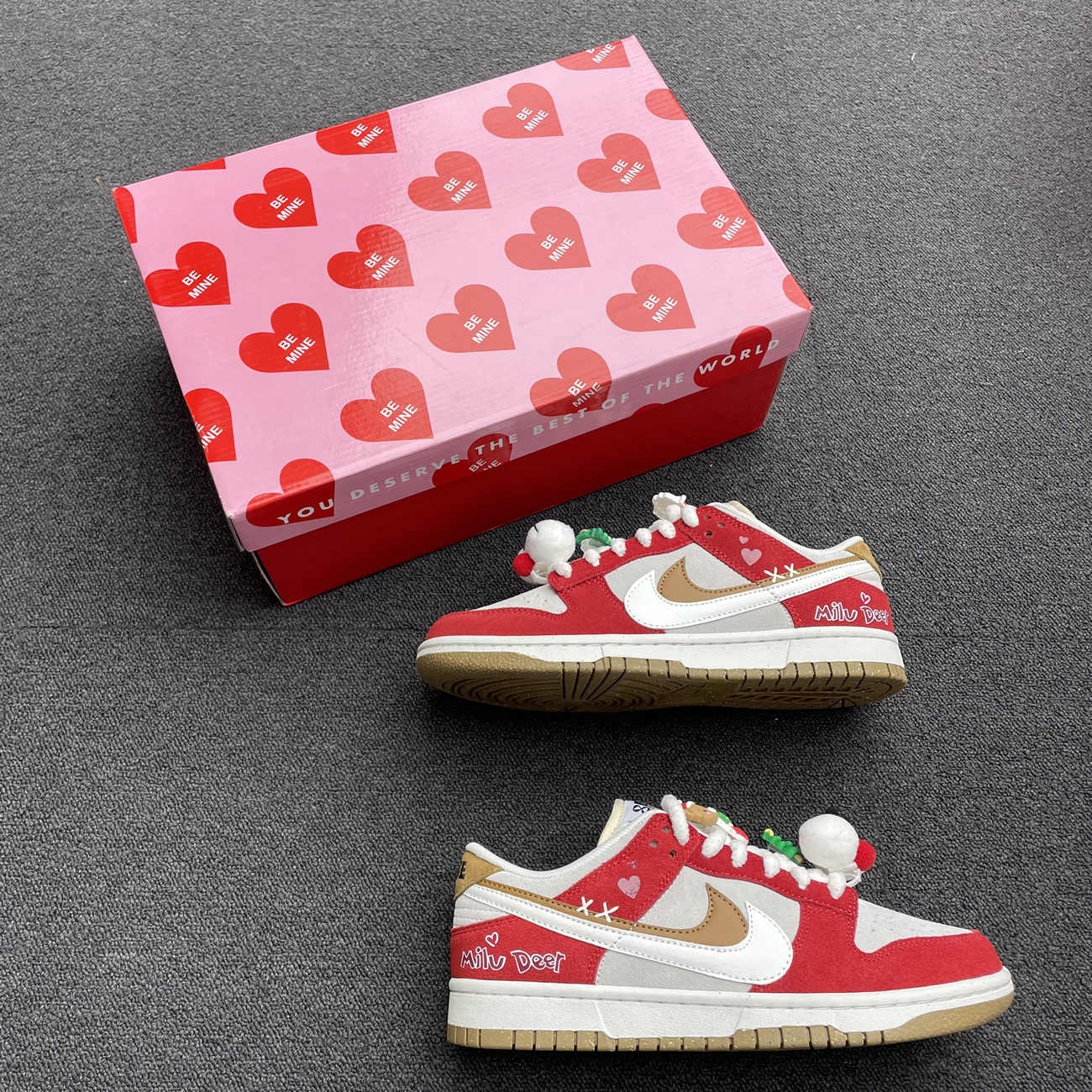 Nike Sb Dunk Low 85 Christmas Red White Brown Do9457 112 (5) - www.kitistry.com