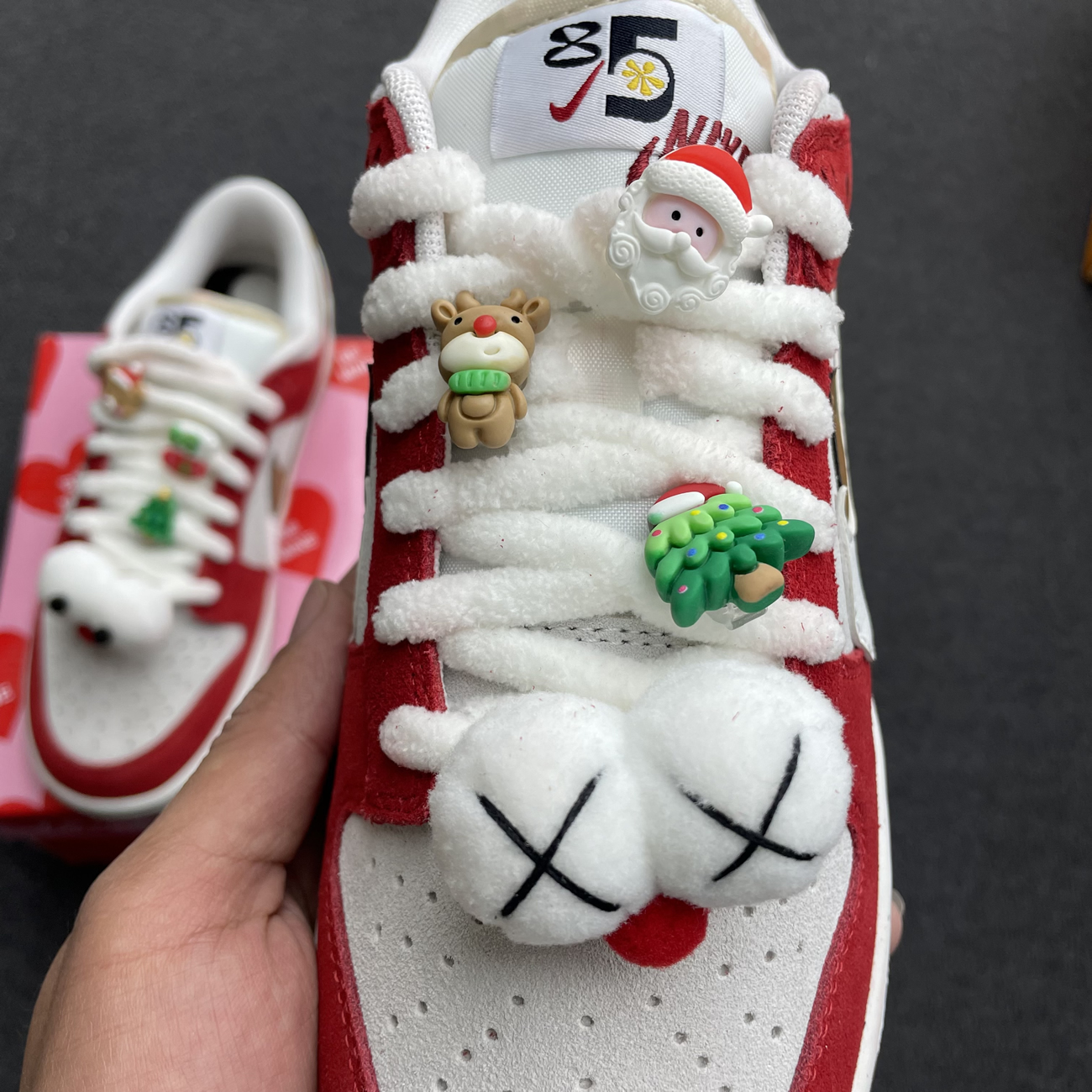 Nike Sb Dunk Low 85 Christmas Red White Brown Do9457 112 (6) - www.kitistry.com