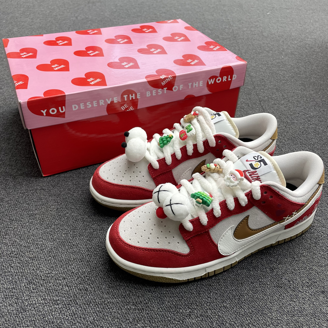 Nike Sb Dunk Low 85 Christmas Red White Brown Do9457 112 (7) - www.kitistry.com