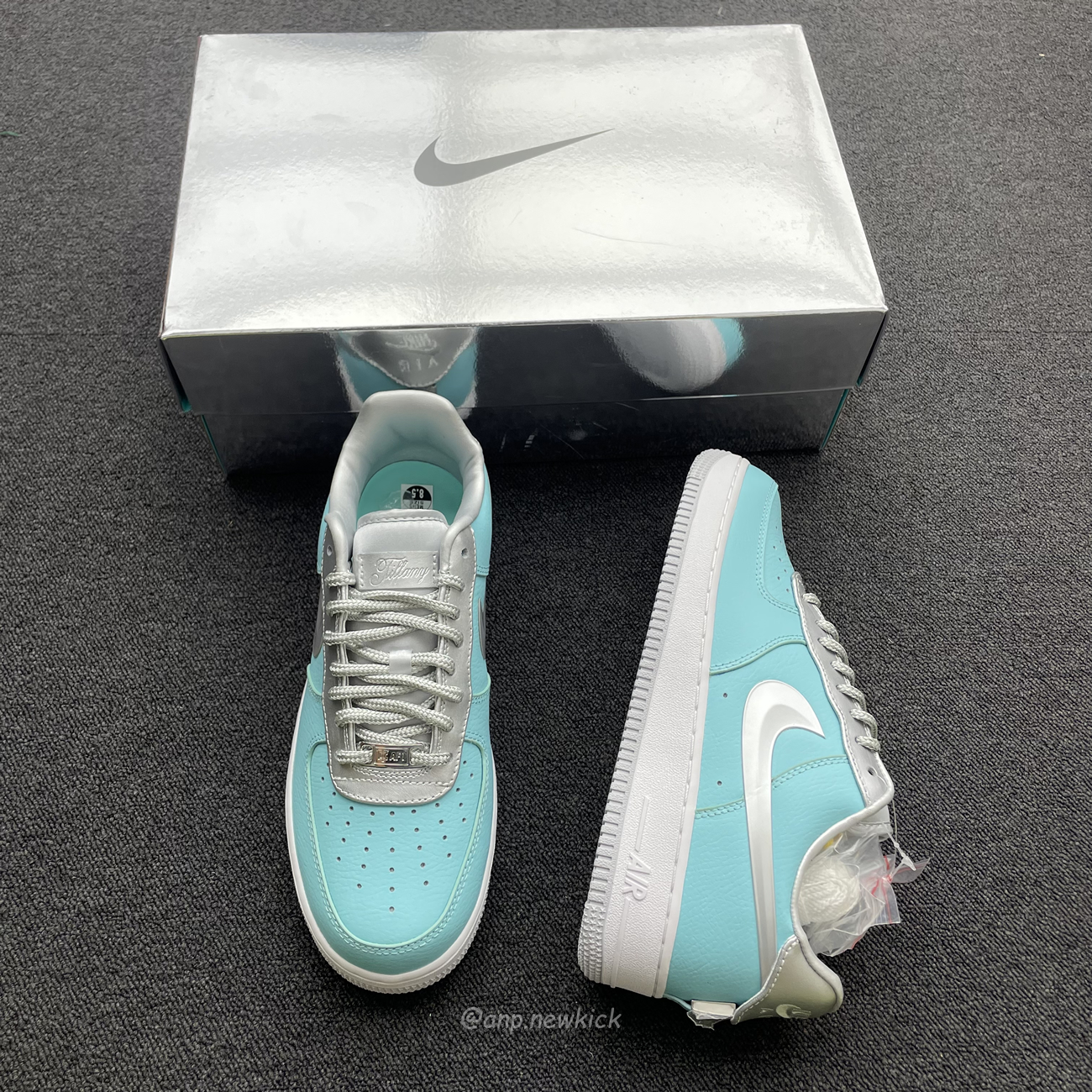 Nike Air Force 1 Low Tiffany Co 1837 Blue Silver Dz1382 003 (8) - www.kitistry.com