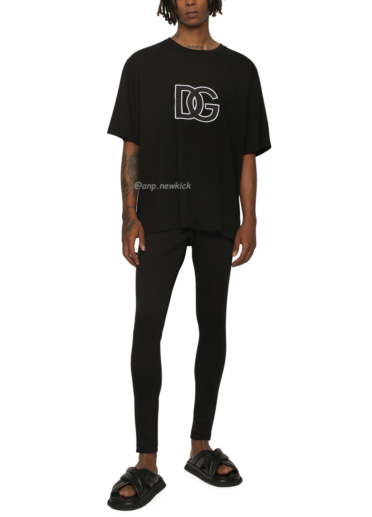 Dolce Gabbana Logo Embossed T Shirt (2) - www.kitistry.com