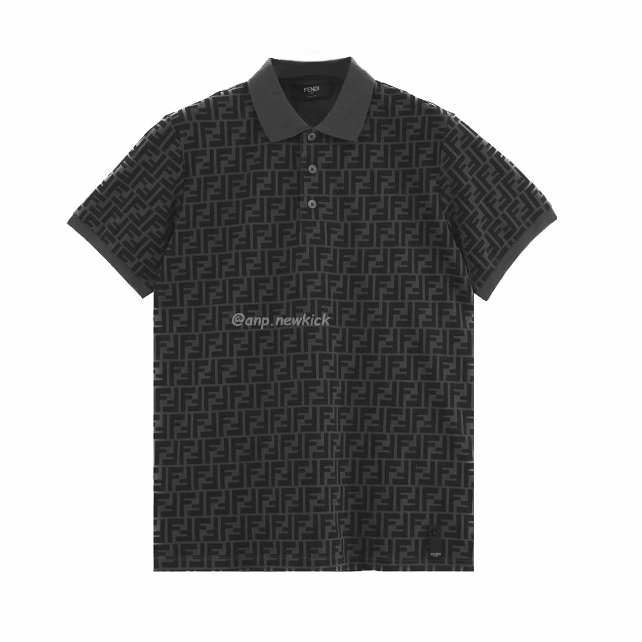 Fendi Ff Black Polo T Shirt (1) - www.kitistry.com Fendi Ff Black Polo T Shirt (1) - www.kitistry.com