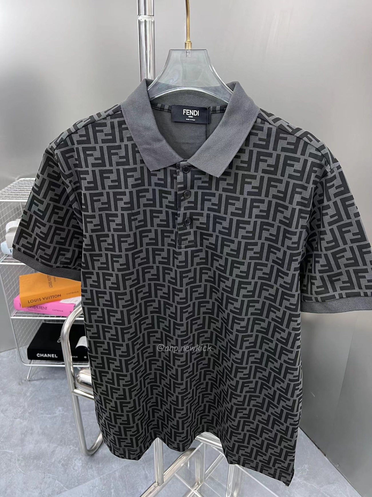Fendi Ff Black Polo T Shirt (3) - www.kitistry.com Fendi Ff Black Polo T Shirt (3) - www.kitistry.com
