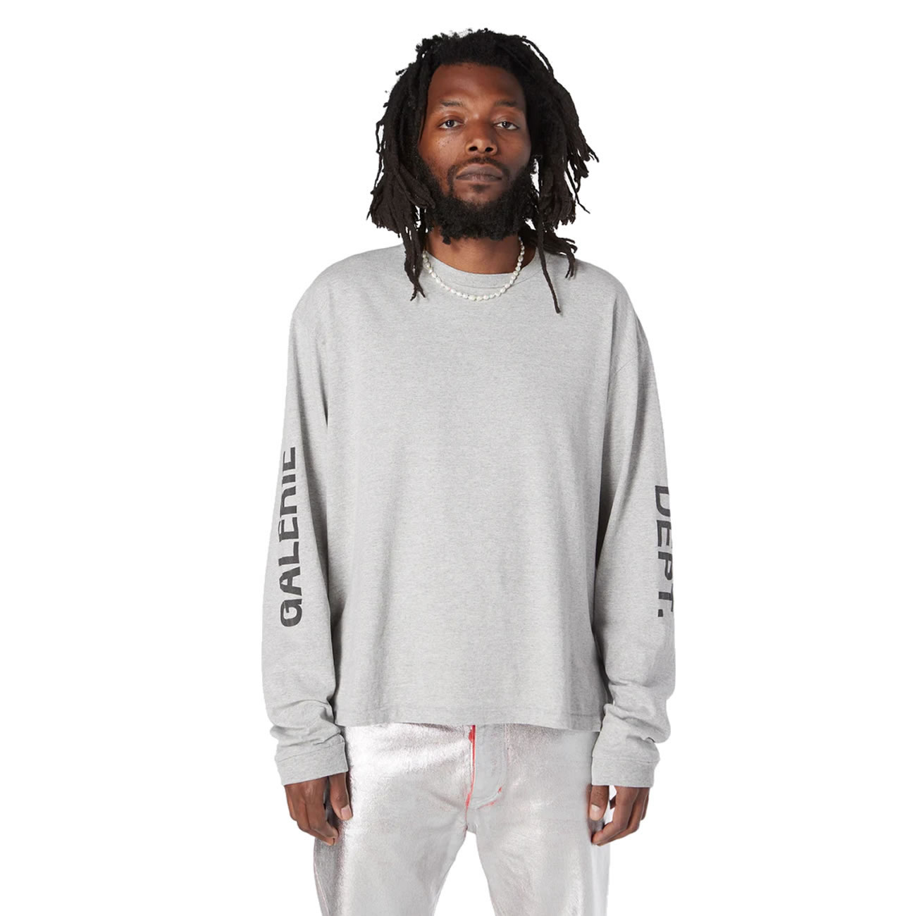 Gallery Dept. French Collector L S Tee White Blue Fw21 (4) - www.kitistry.com