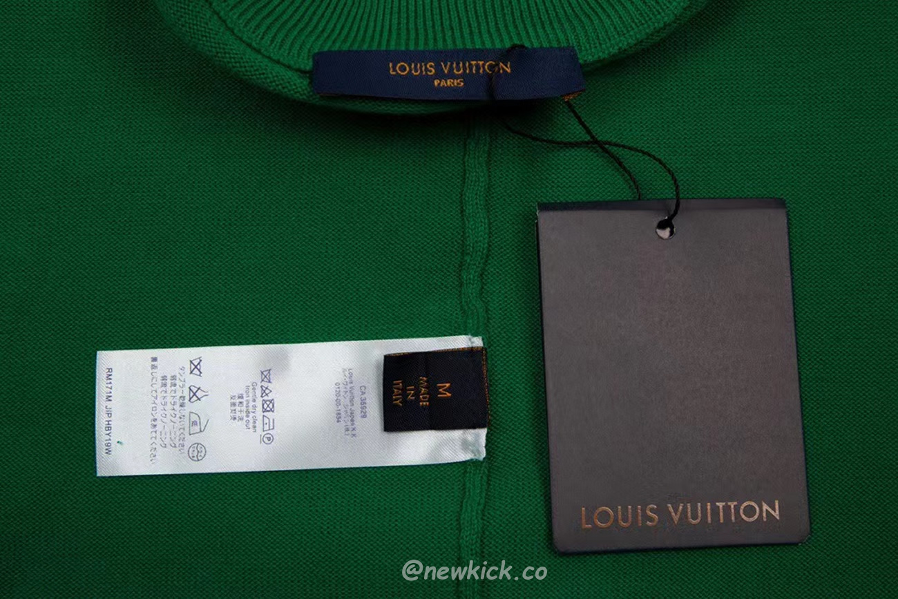 Louis Vuitton Everyday Lv Crewneck Green Black White (16) - www.kitistry.com
