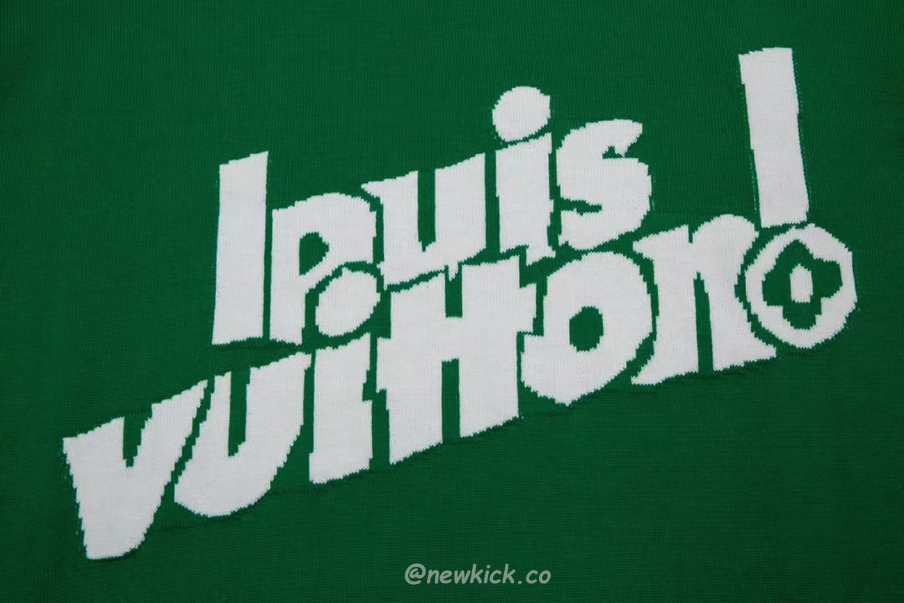 Louis Vuitton Everyday Lv Crewneck Green Black White (17) - www.kitistry.com
