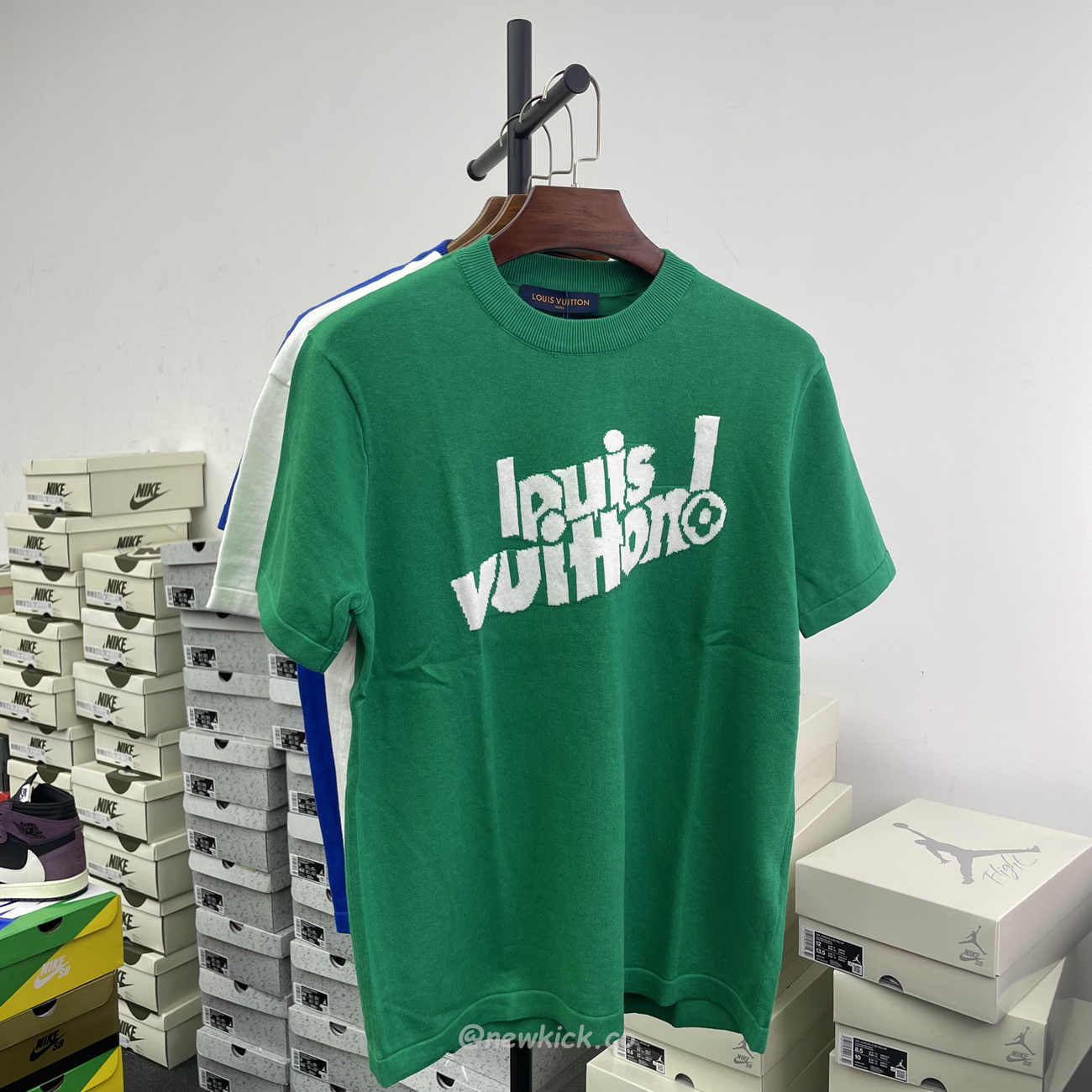 Louis Vuitton Everyday Lv Crewneck Green Black White (28) - www.kitistry.com