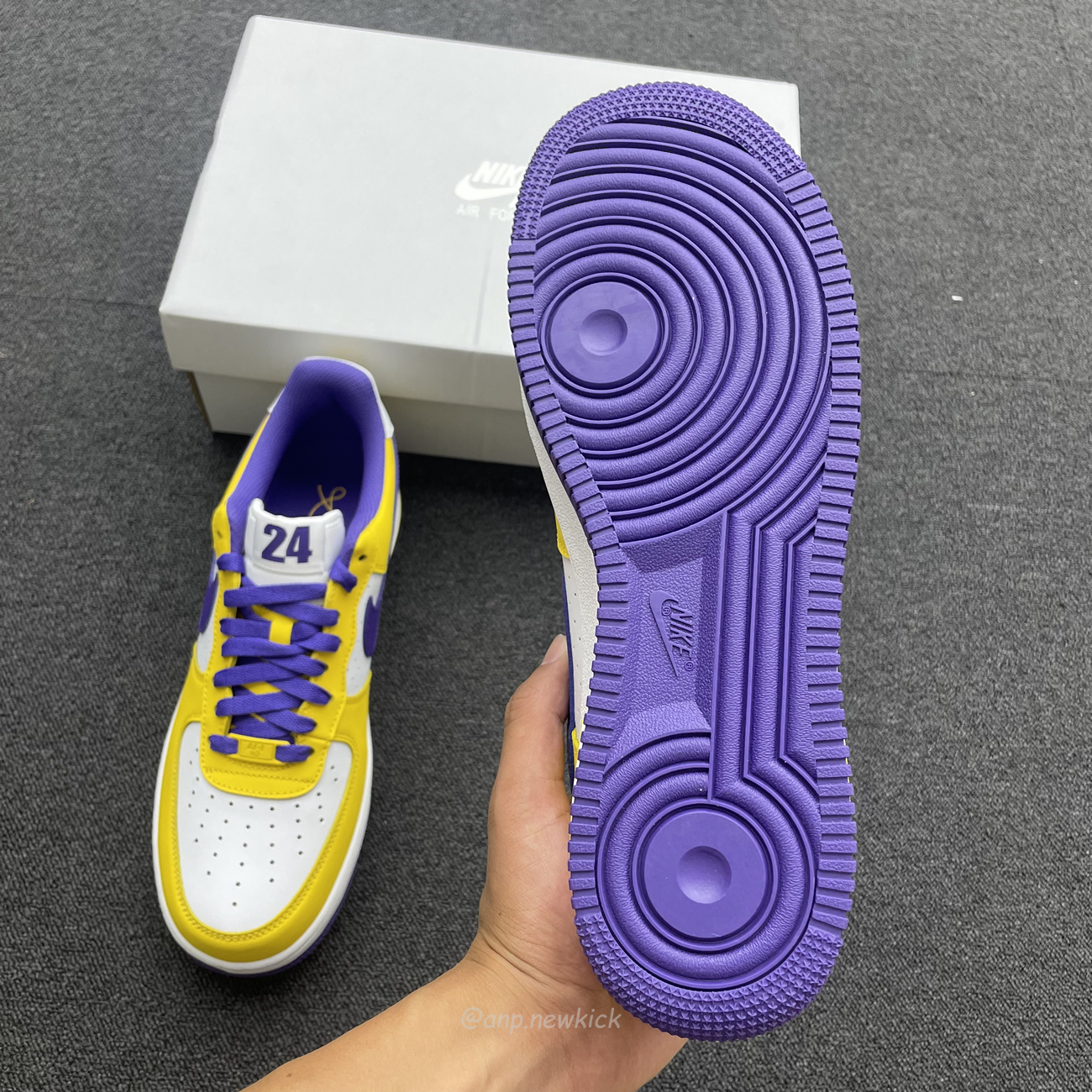 Kobe Bryant X Nike Air Force 1 Low Purple Gold Color (4) - www.kitistry.com