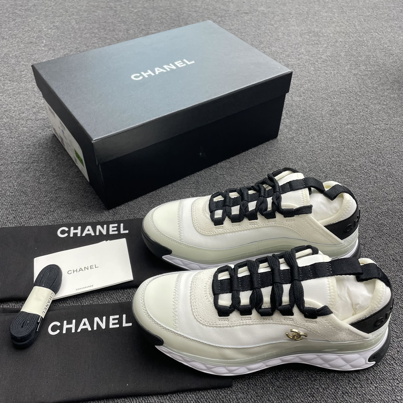 Chanel Casual Style Plain Logo Low Top Sneakers (12) - www.kitistry.com Chanel Casual Style Plain Logo Low Top Sneakers (12) - www.kitistry.com