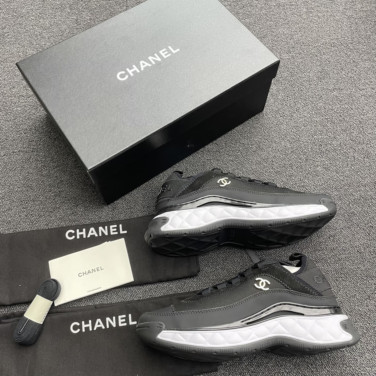 Chanel Casual Style Plain Logo Low Top Sneakers (15) - www.kitistry.com Chanel Casual Style Plain Logo Low Top Sneakers (15) - www.kitistry.com