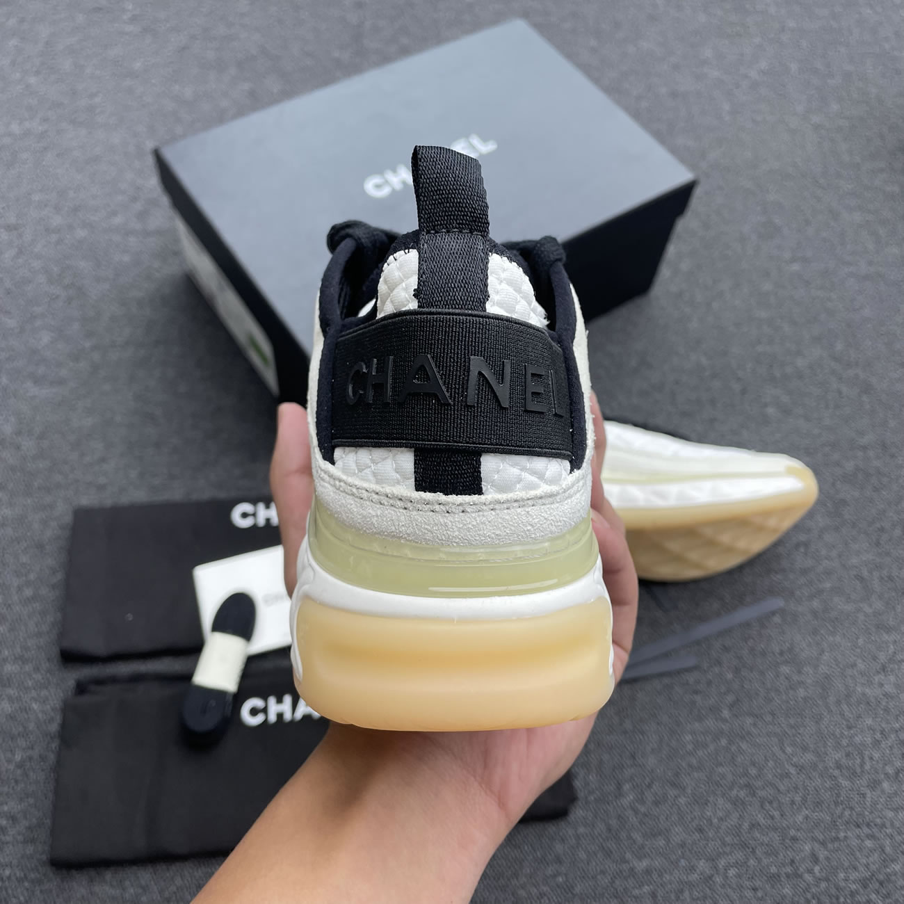 Chanel Casual Style Plain Logo Low Top Sneakers (8) - www.kitistry.com Chanel Casual Style Plain Logo Low Top Sneakers (8) - www.kitistry.com