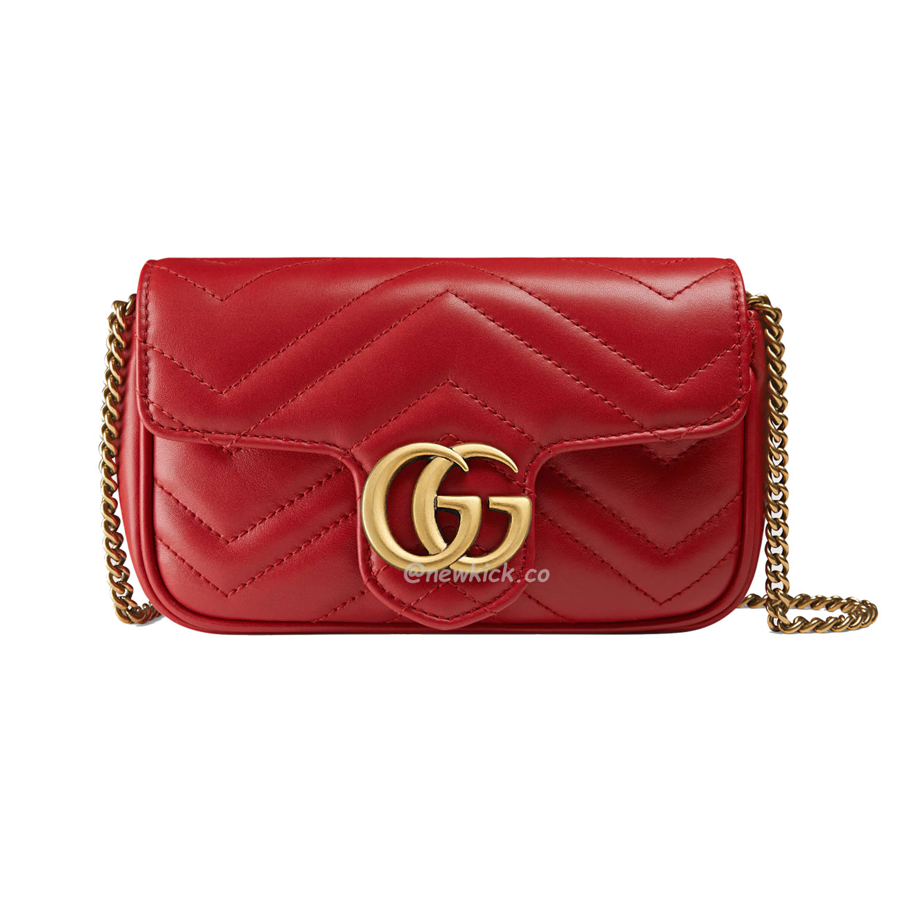 Gucci Gg Marmont Matelasse Super Mini Bag Red (1) - www.kitistry.com