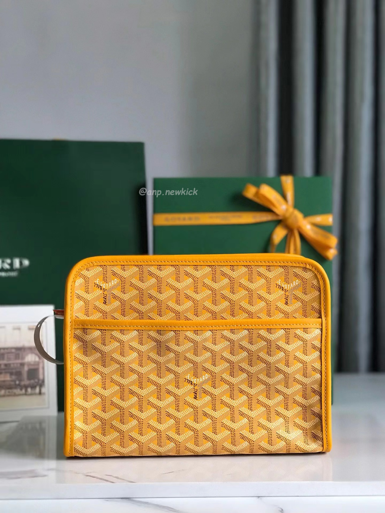 Goyard Jouvence Toiletry Bag Mm Green Black White Blue Purple Red Yellow (47) - www.kitistry.com Goyard Jouvence Toiletry Bag Mm Green Black White Blue Purple Red Yellow (47) - www.kitistry.com