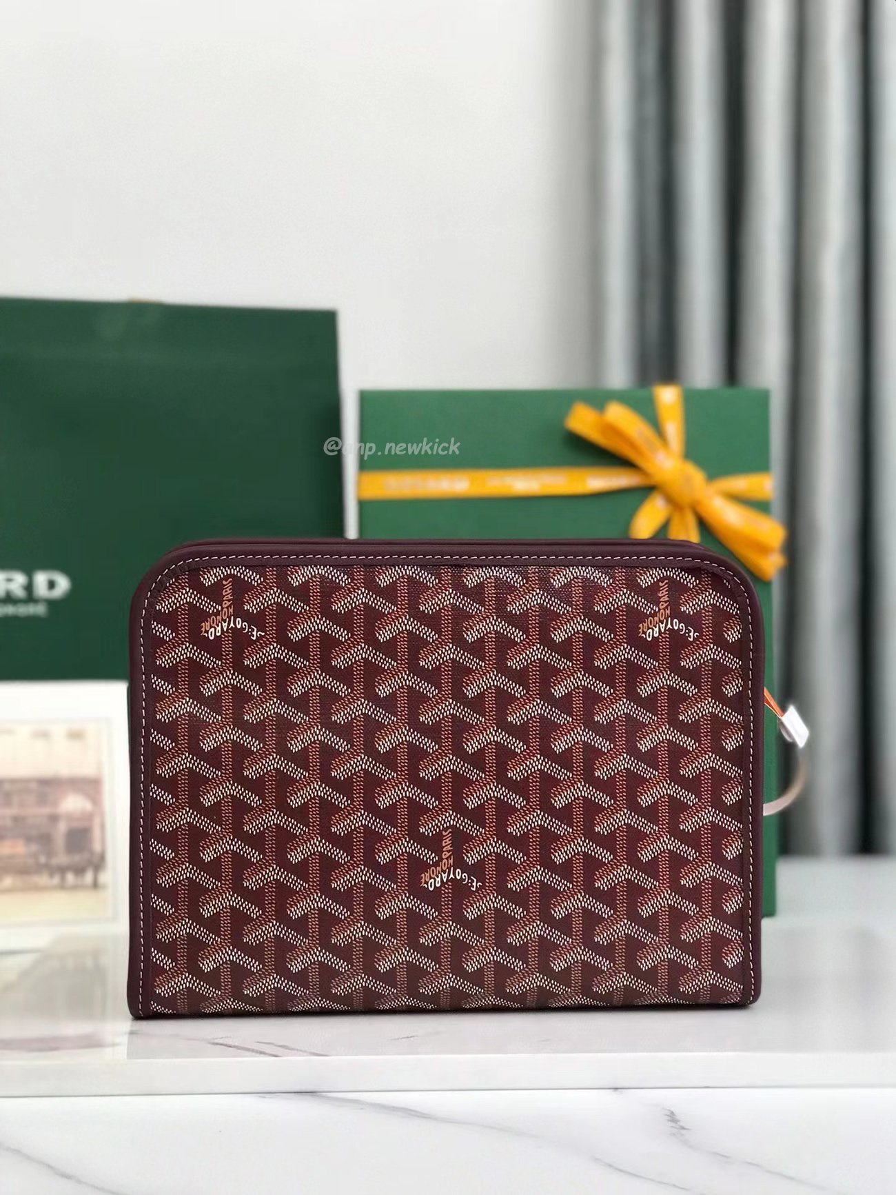 Goyard Jouvence Toiletry Bag Mm Green Black White Blue Purple Red Yellow (59) - www.kitistry.com Goyard Jouvence Toiletry Bag Mm Green Black White Blue Purple Red Yellow (59) - www.kitistry.com