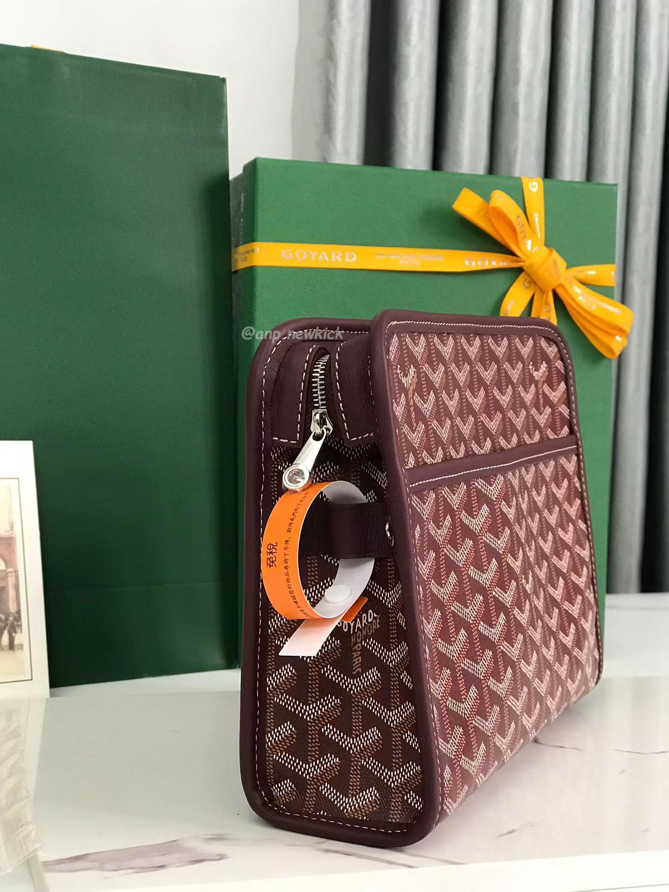 Goyard Jouvence Toiletry Bag Mm Green Black White Blue Purple Red Yellow (63) - www.kitistry.com Goyard Jouvence Toiletry Bag Mm Green Black White Blue Purple Red Yellow (63) - www.kitistry.com