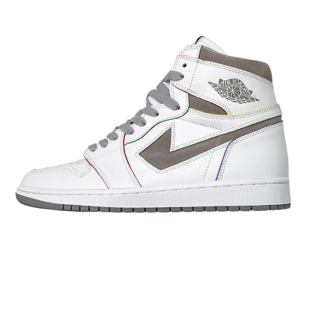 Air Jordan 1 Retro High Daniel Arsham Grey H022 (1) - www.kitistry.com