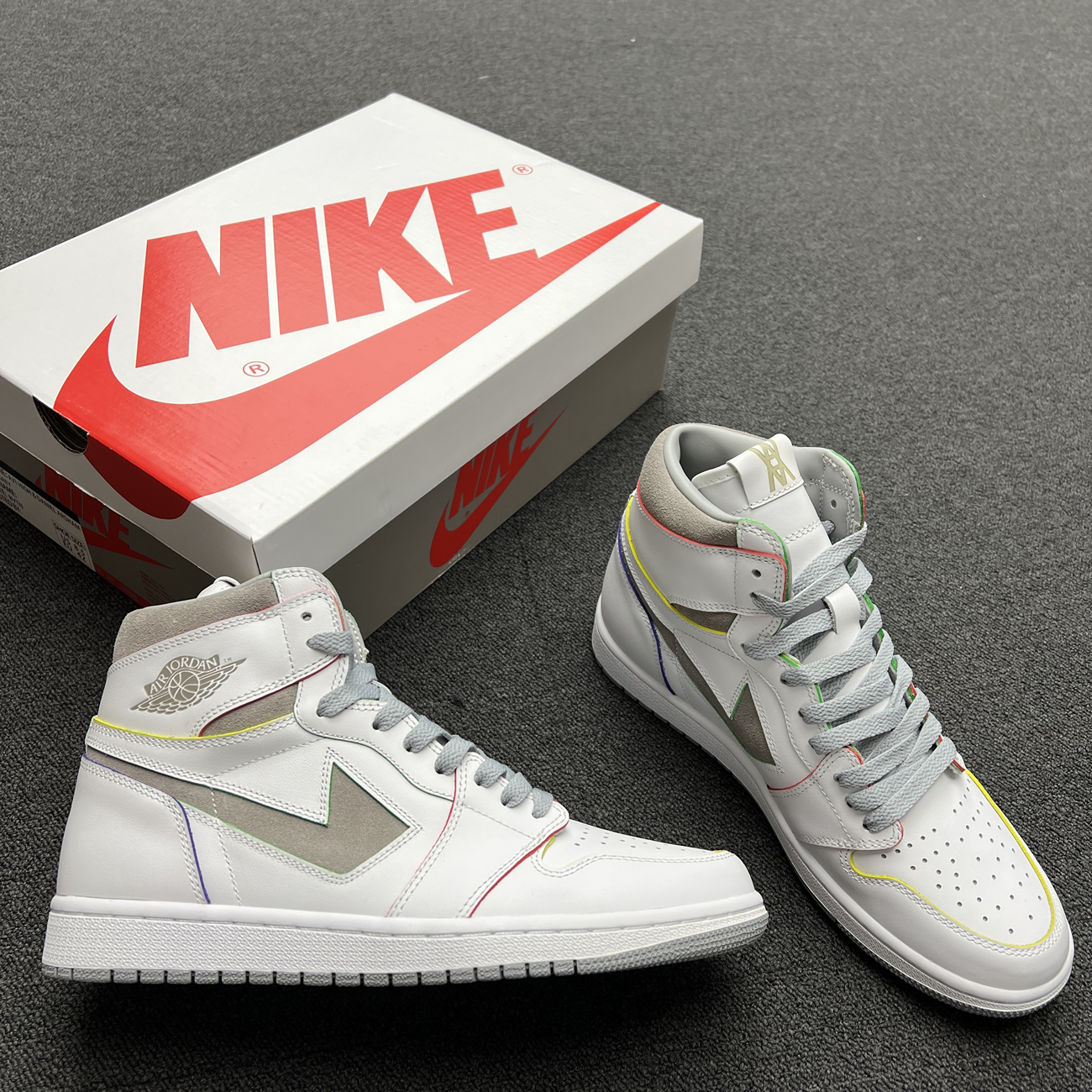 Air Jordan 1 Retro High Daniel Arsham Grey H022 (9) - www.kitistry.com