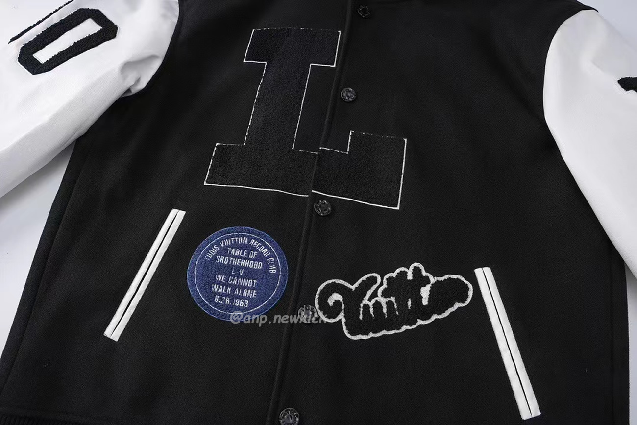 Louis Vuitton Black L Patch Varsity Jacket (5) - www.kitistry.com Louis Vuitton Black L Patch Varsity Jacket (5) - www.kitistry.com