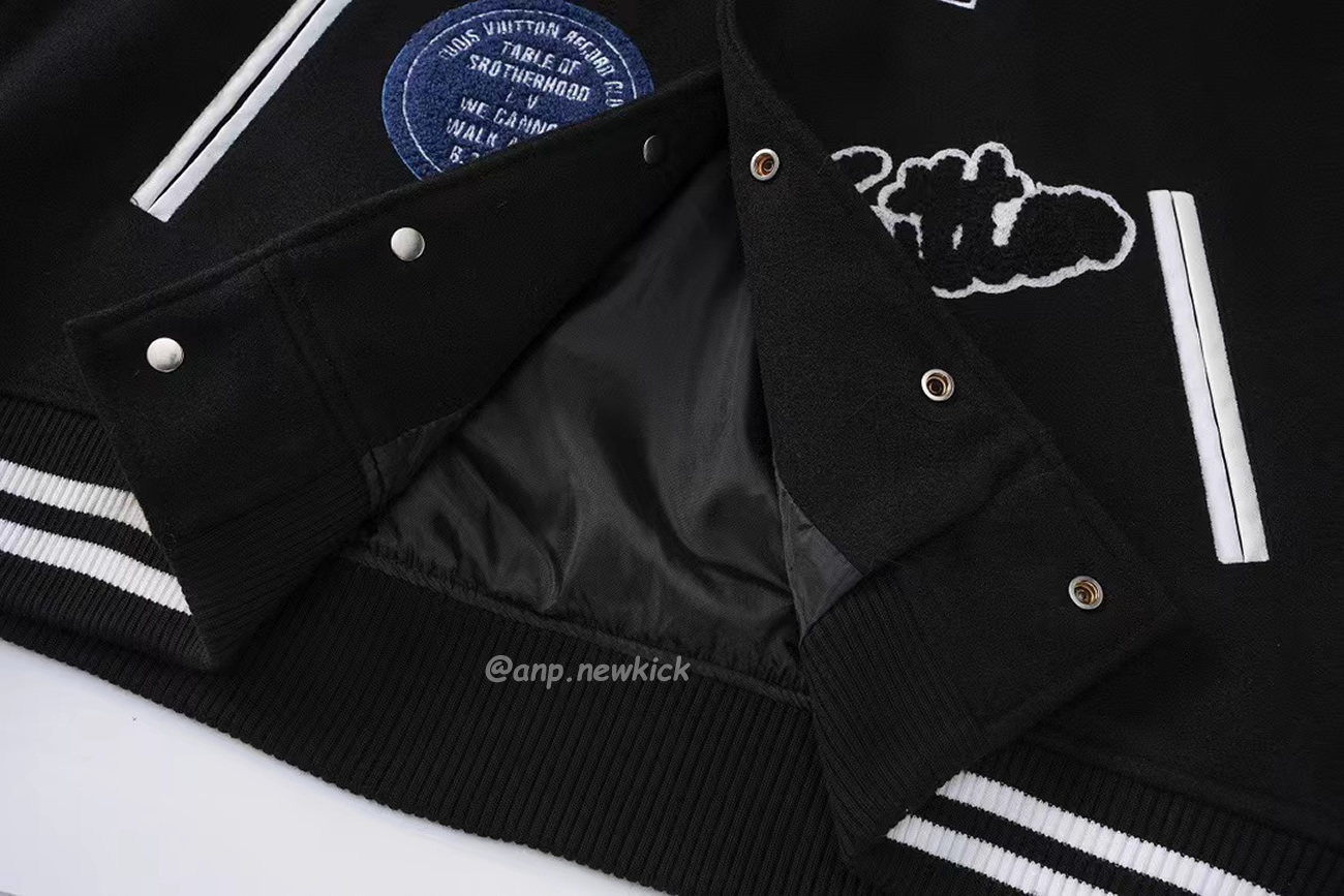 Louis Vuitton Black L Patch Varsity Jacket (8) - www.kitistry.com Louis Vuitton Black L Patch Varsity Jacket (8) - www.kitistry.com