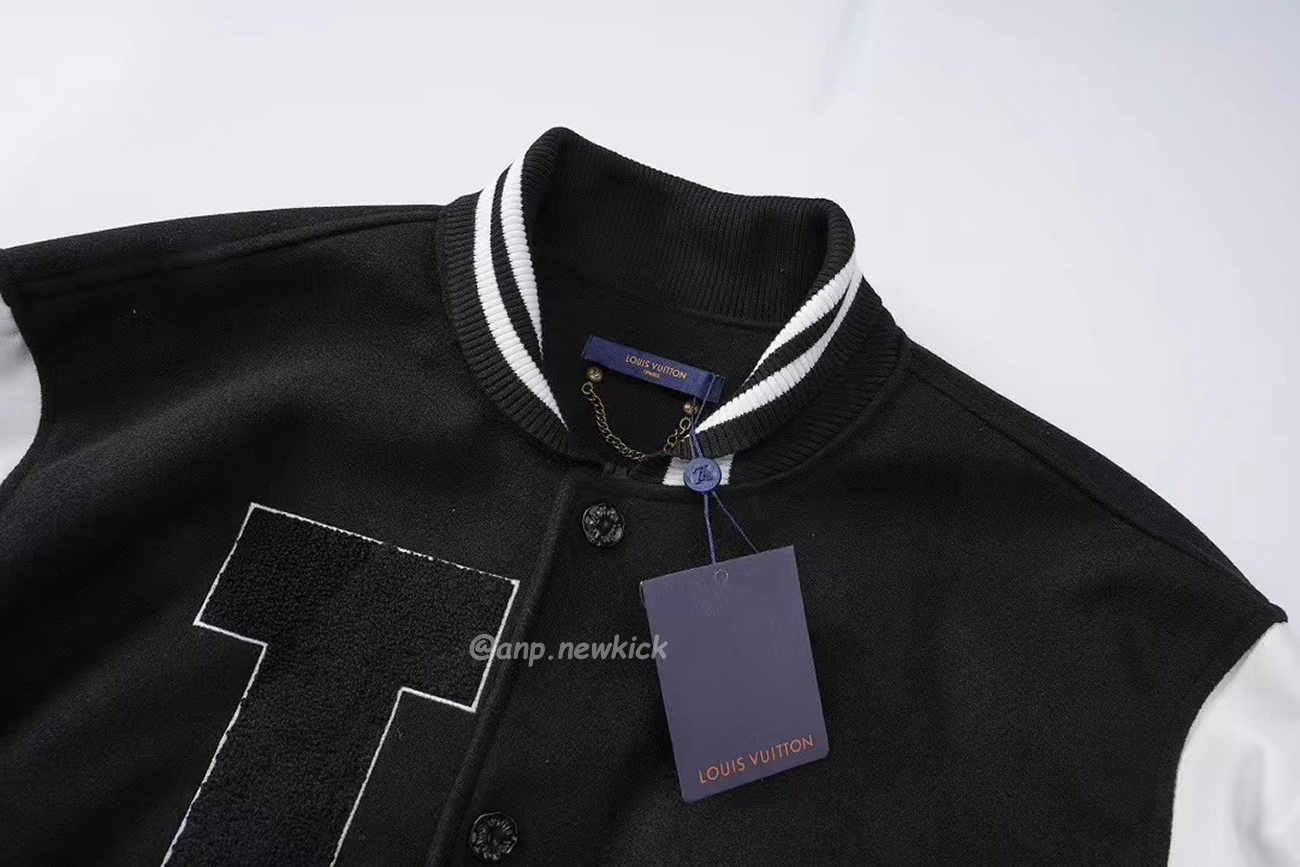 Louis Vuitton Black L Patch Varsity Jacket (9) - www.kitistry.com Louis Vuitton Black L Patch Varsity Jacket (9) - www.kitistry.com