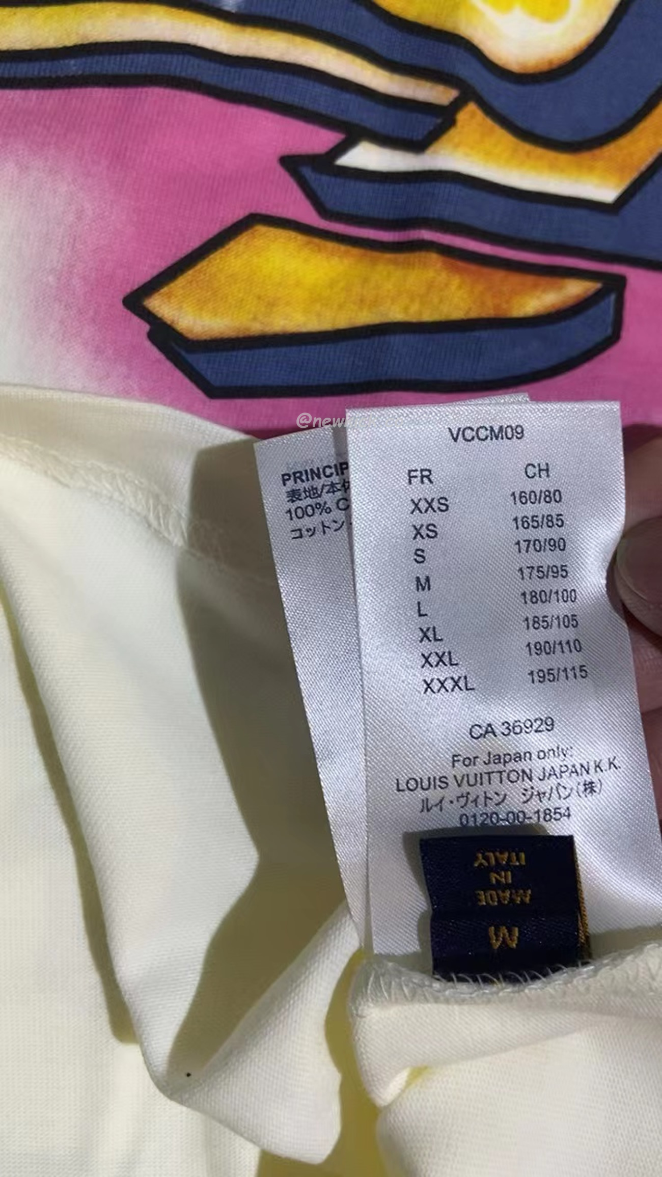 Louis Vuitton Graffiti T Shirt Milky White (5) - www.kitistry.com