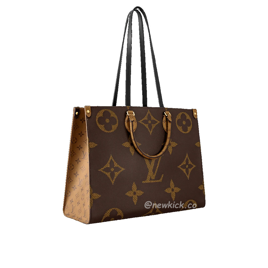 Louis Vuitton Onthego Cloth Tote Brown M45320 (14) - www.kitistry.com