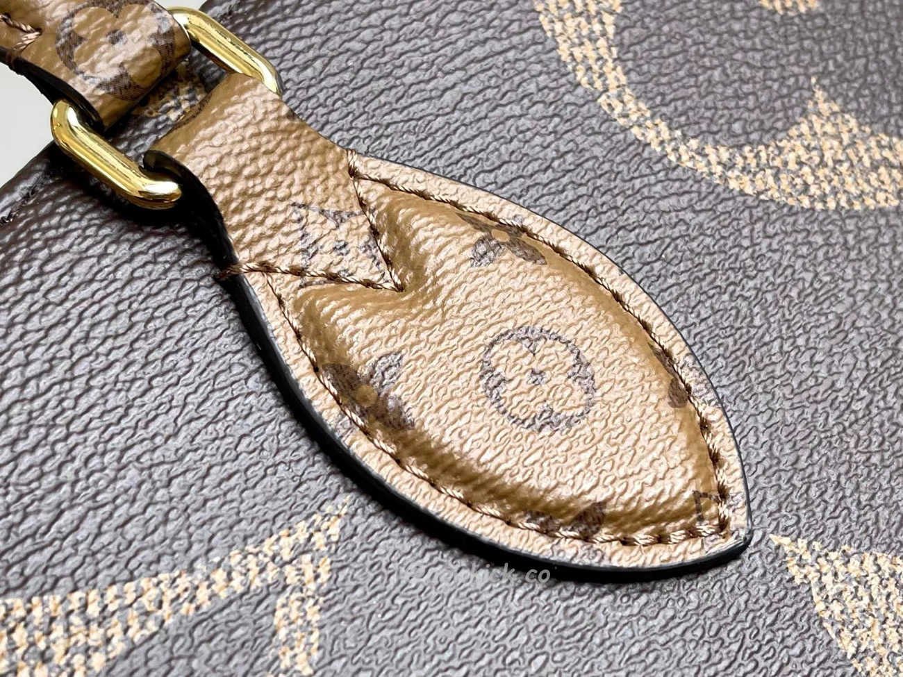 Louis Vuitton Onthego Cloth Tote Brown M45320 (3) - www.kitistry.com