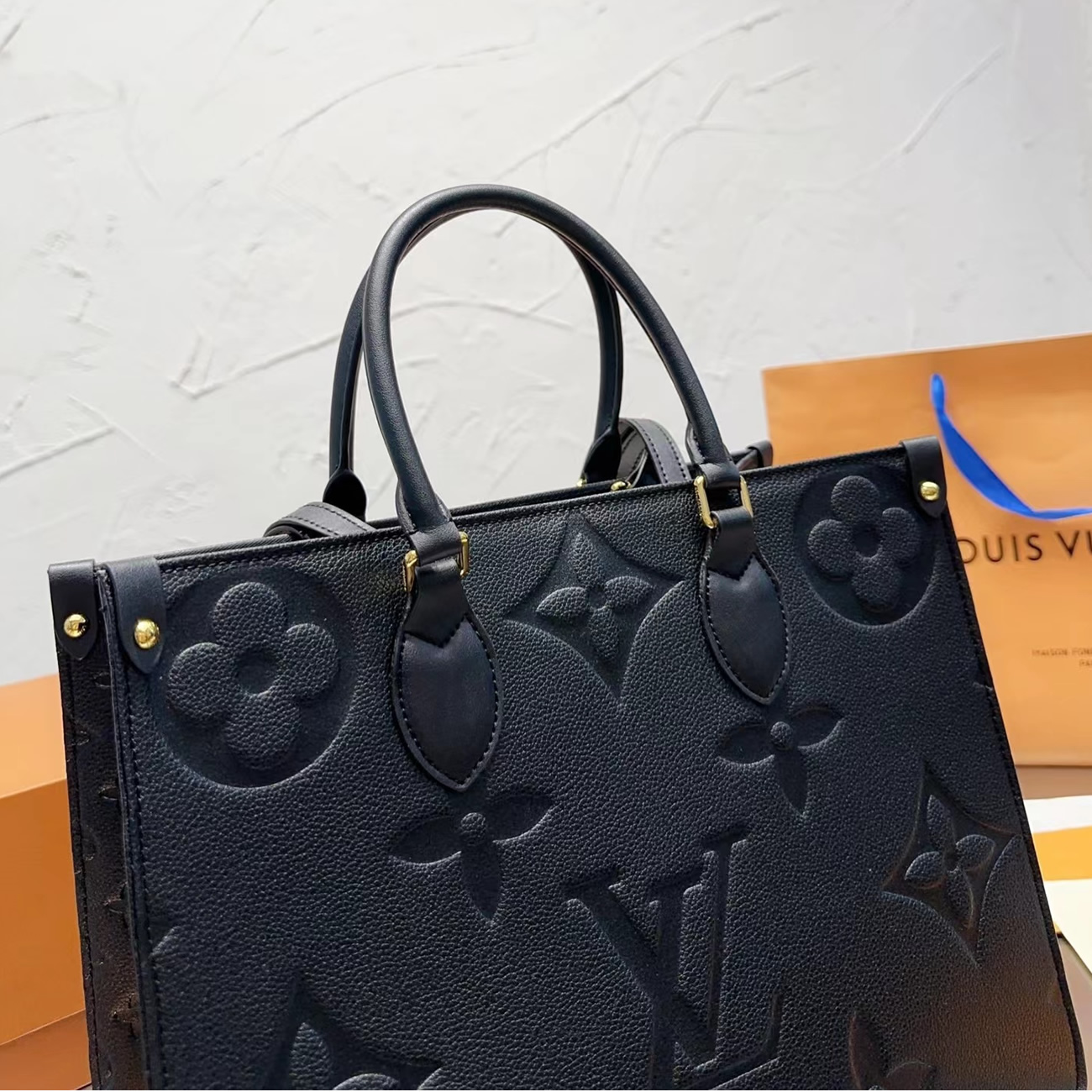 Louis Vuitton Onthego Empreinte M L Black M45595 (38) - www.kitistry.com