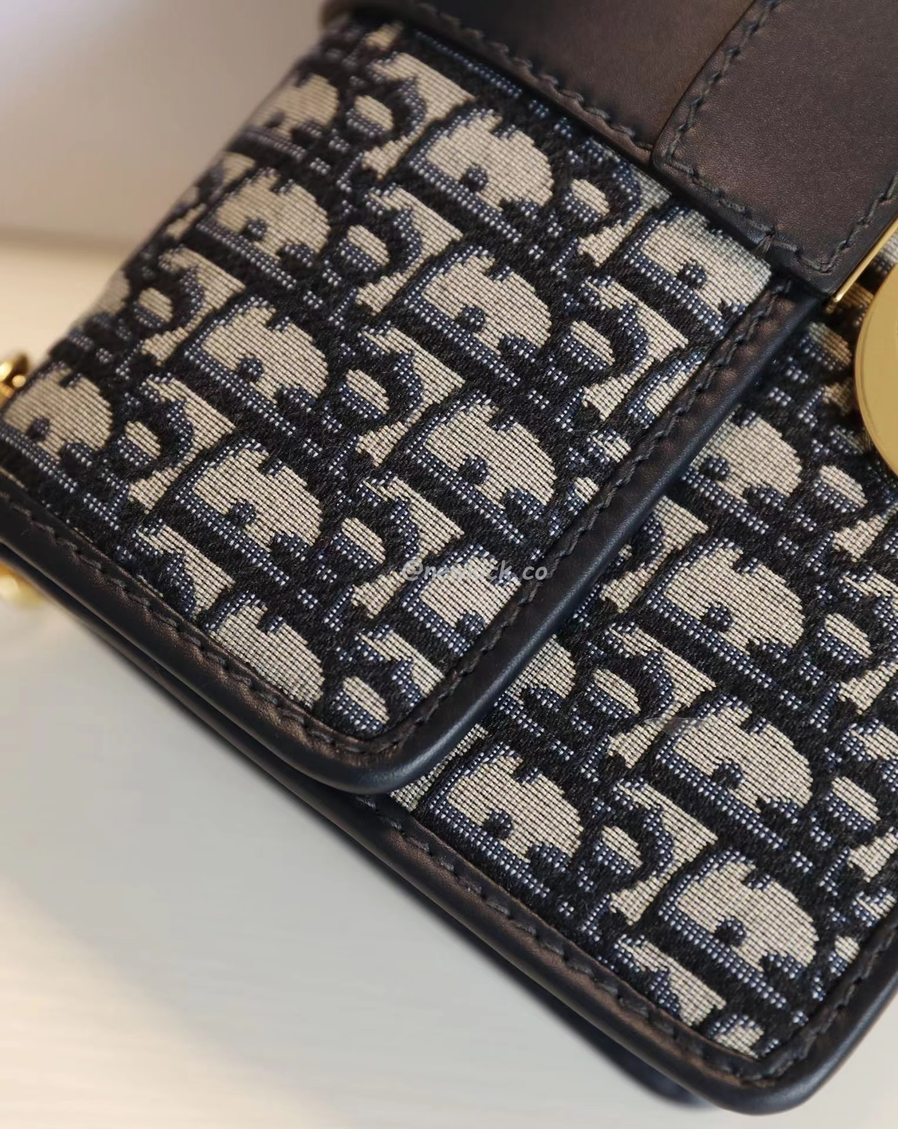 Dior 30 Montaigne Chain Bag Blue Dior Oblique Jacquard M9208utzq M928 (19) - www.kitistry.com