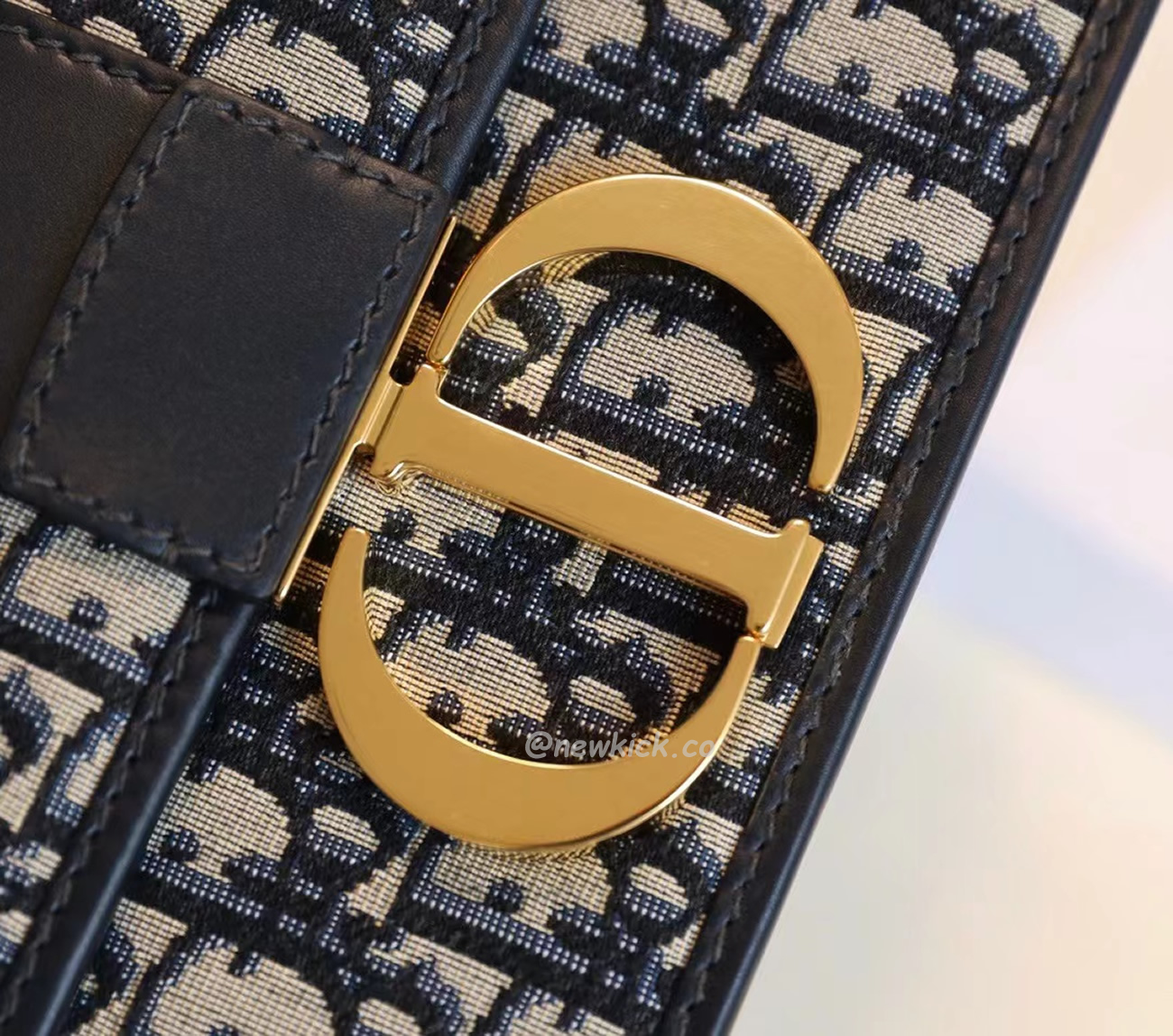 Dior 30 Montaigne Chain Bag Blue Dior Oblique Jacquard M9208utzq M928 (23) - www.kitistry.com