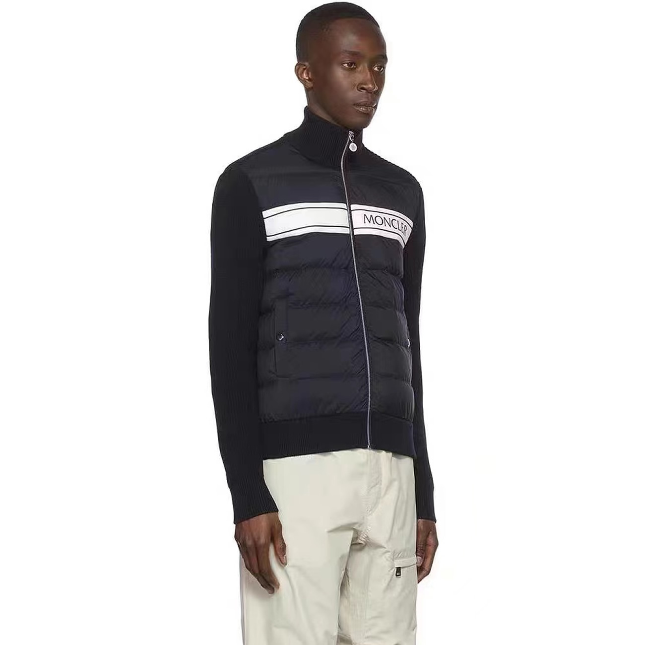 Moncler Neck Padded Shell And Virgin Wool Navy Jacket (4) - www.kitistry.com Moncler Neck Padded Shell And Virgin Wool Navy Jacket (4) - www.kitistry.com