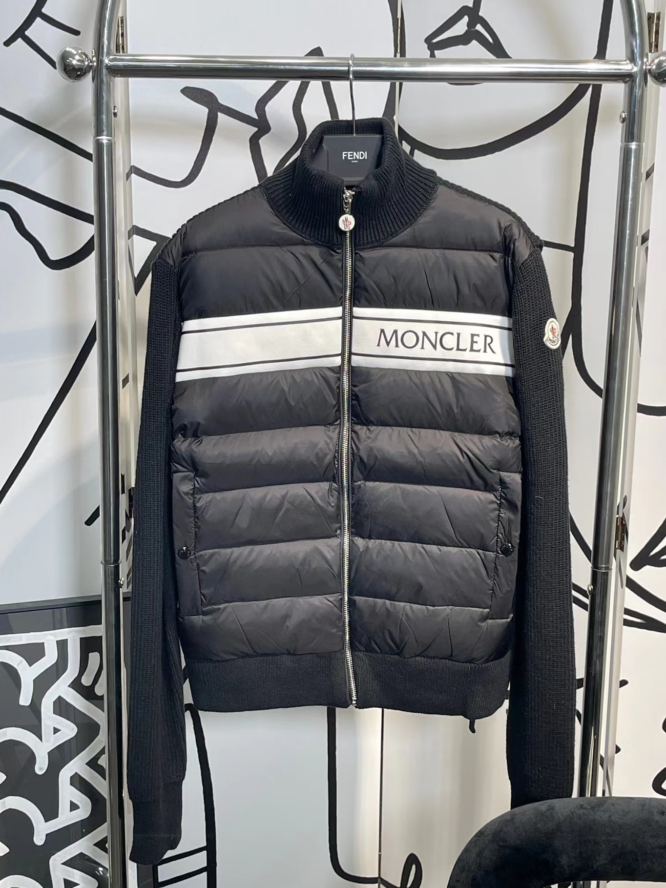 Moncler Neck Padded Shell And Virgin Wool Navy Jacket (5) - www.kitistry.com Moncler Neck Padded Shell And Virgin Wool Navy Jacket (5) - www.kitistry.com