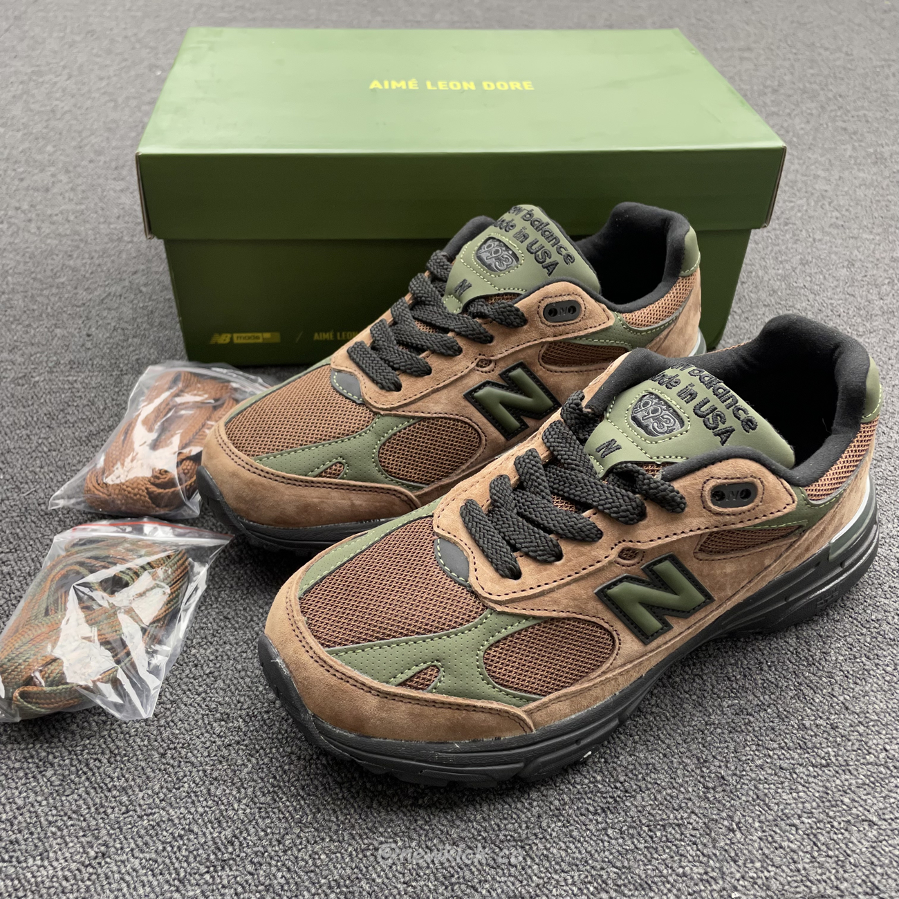 New Balance 993 Aime Leon Dore Brown Mr993ald (4) - www.kitistry.com