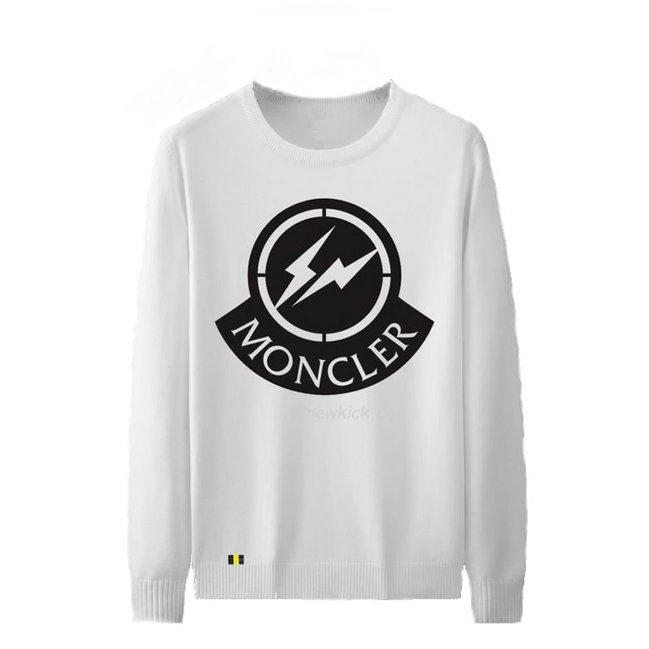 Moncler 2022 Crew Neck Pullover T Shirt Print White (1) - www.kitistry.com