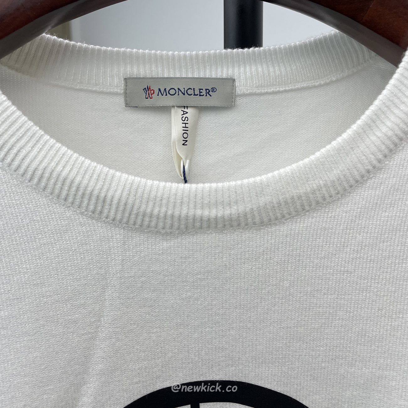 Moncler 2022 Crew Neck Pullover T Shirt Print White (4) - www.kitistry.com