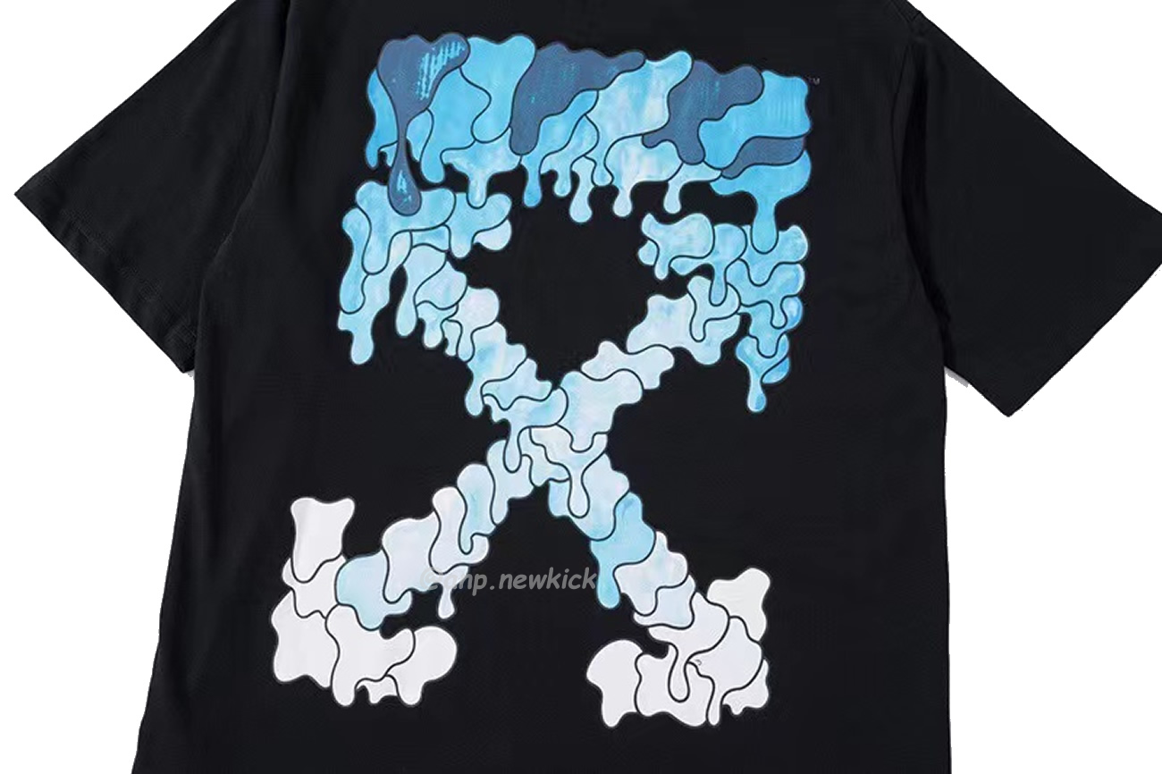 Off White White Black Blue Arrow Print Slim T Shirt (6) - www.kitistry.com Off White White Black Blue Arrow Print Slim T Shirt (6) - www.kitistry.com