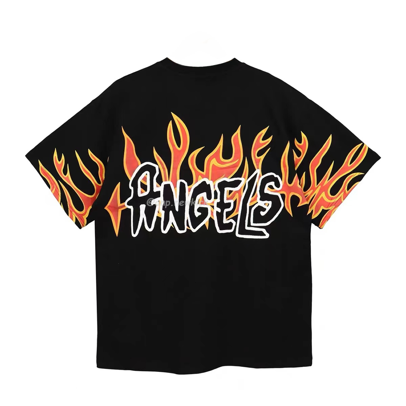 Palm Angels Graffiti Flame T Shirt Shorts Black White (13) - www.kitistry.com Palm Angels Graffiti Flame T Shirt Shorts Black White (13) - www.kitistry.com