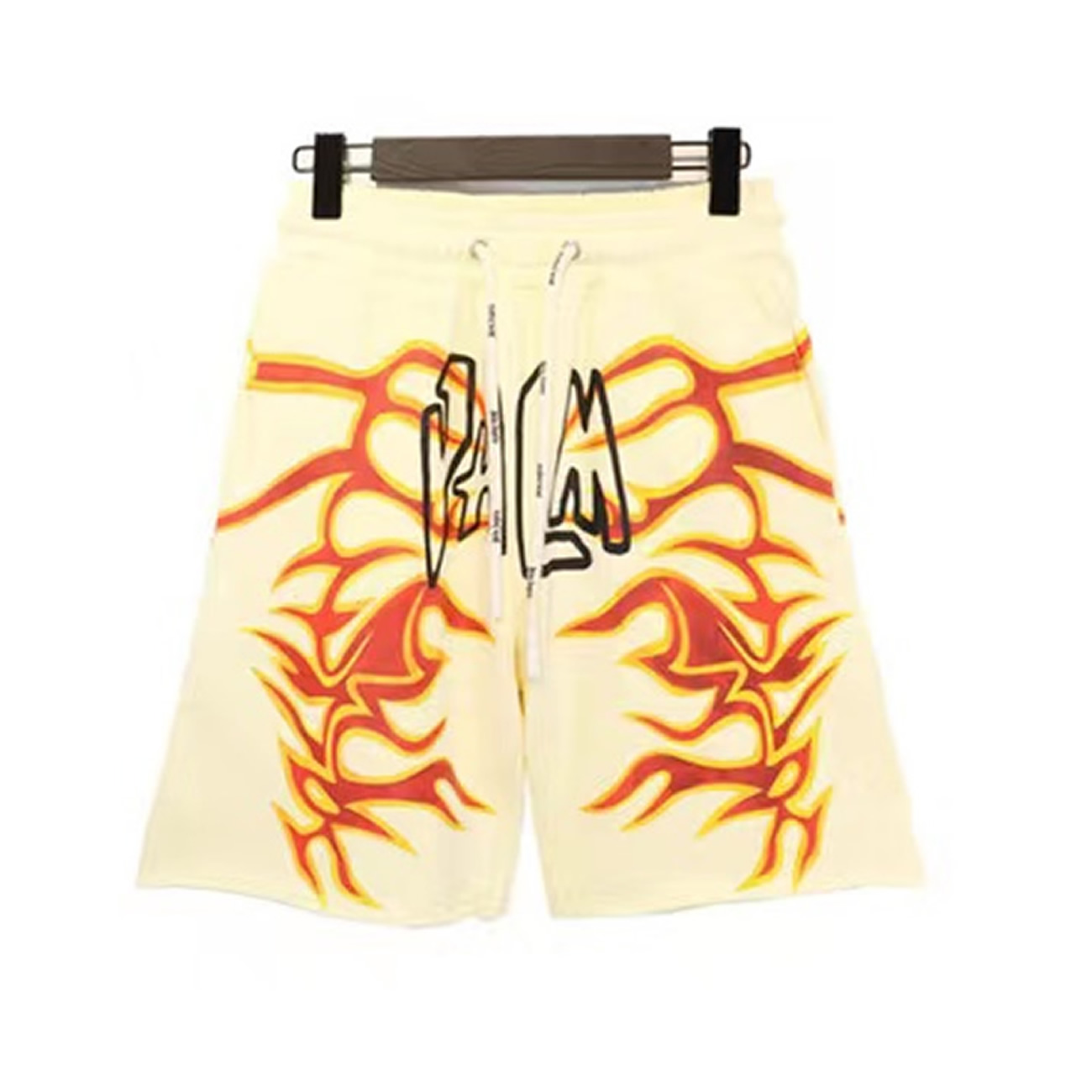 Palm Angels Graffiti Flame T Shirt Shorts Black White (26) - www.kitistry.com Palm Angels Graffiti Flame T Shirt Shorts Black White (26) - www.kitistry.com