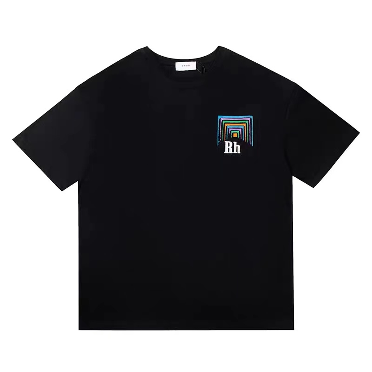 Rhude Loose T Shirts Men Top Cotton Horse Steed Print Short Sleev (3) - www.kitistry.com