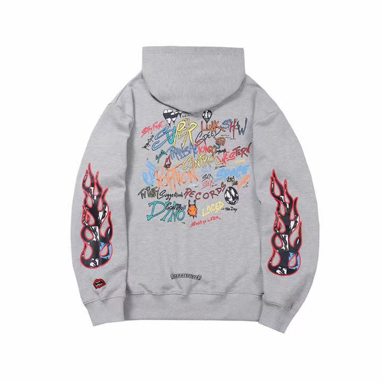 Chrome Hearts Matty Boy Brain Wave Hoodie Chrome Hearts Grey Ss21 (1) - www.kitistry.com