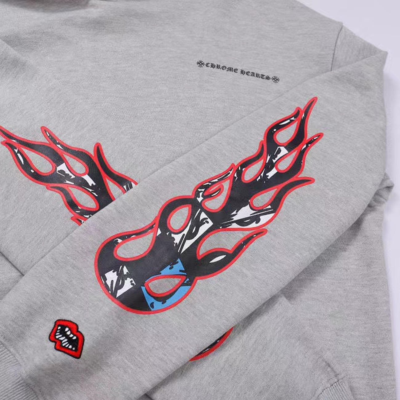Chrome Hearts Matty Boy Brain Wave Hoodie Chrome Hearts Grey Ss21 (2) - www.kitistry.com