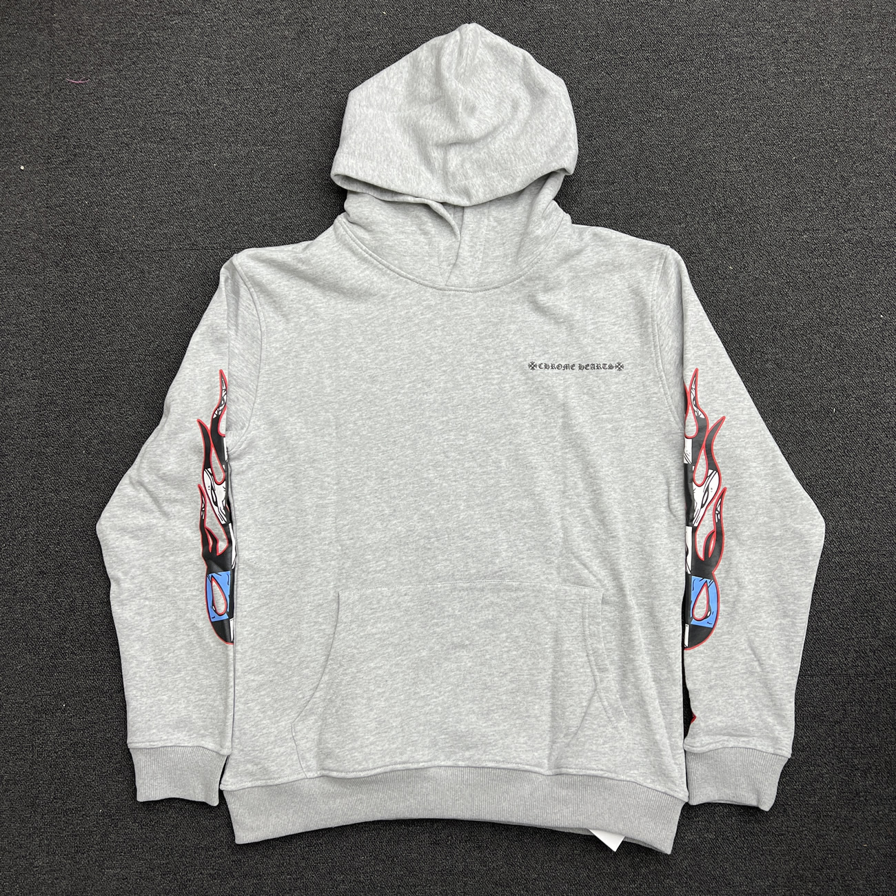 Chrome Hearts Matty Boy Brain Wave Hoodie Chrome Hearts Grey Ss21 (5) - www.kitistry.com