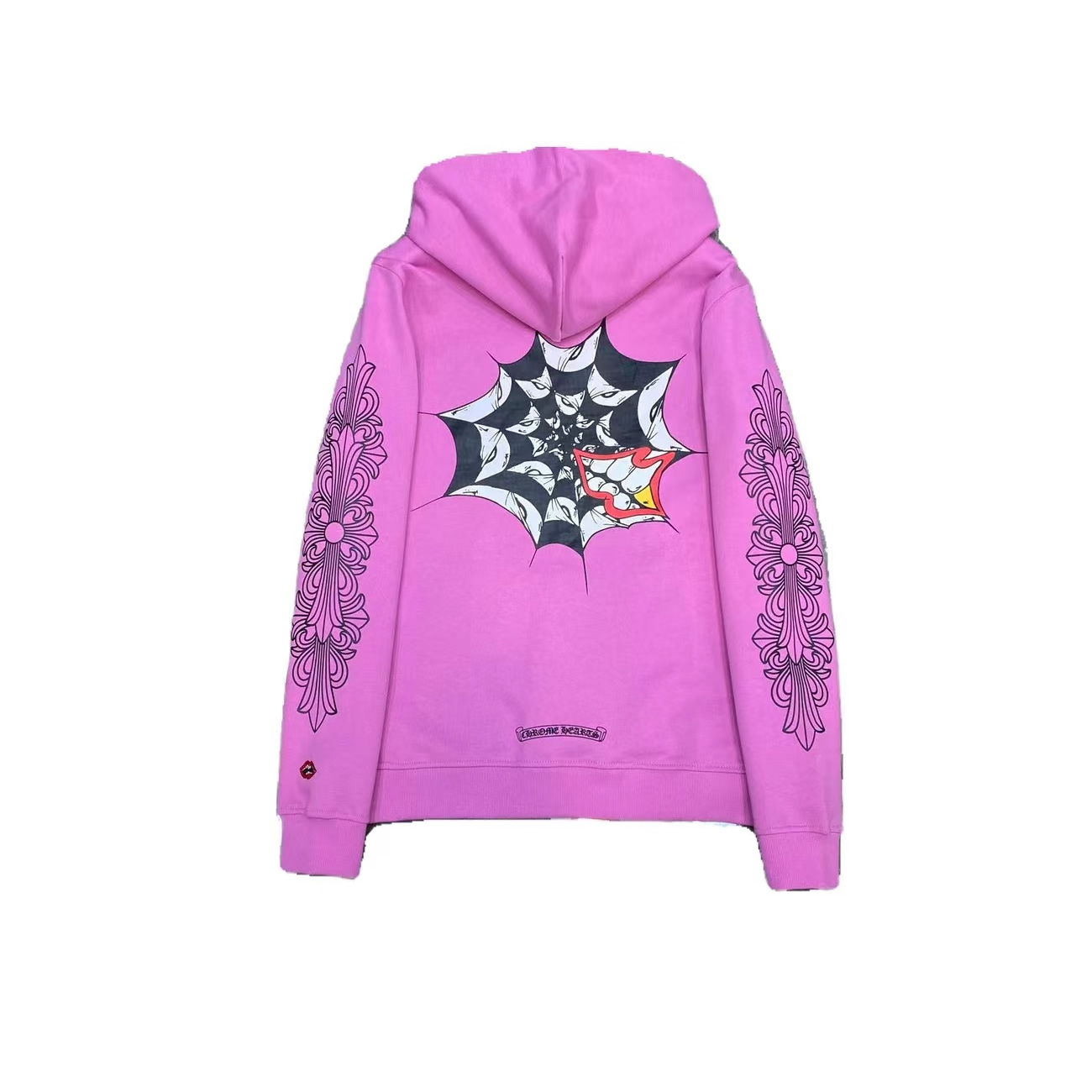 Chrome Hearts Matty Boy Spider Web Hoodie Purple Ss21 (1) - www.kitistry.com