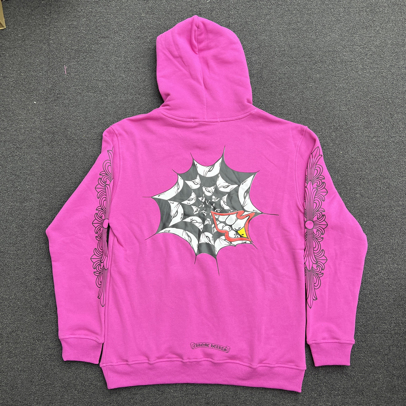 Chrome Hearts Matty Boy Spider Web Hoodie Purple Ss21 (4) - www.kitistry.com