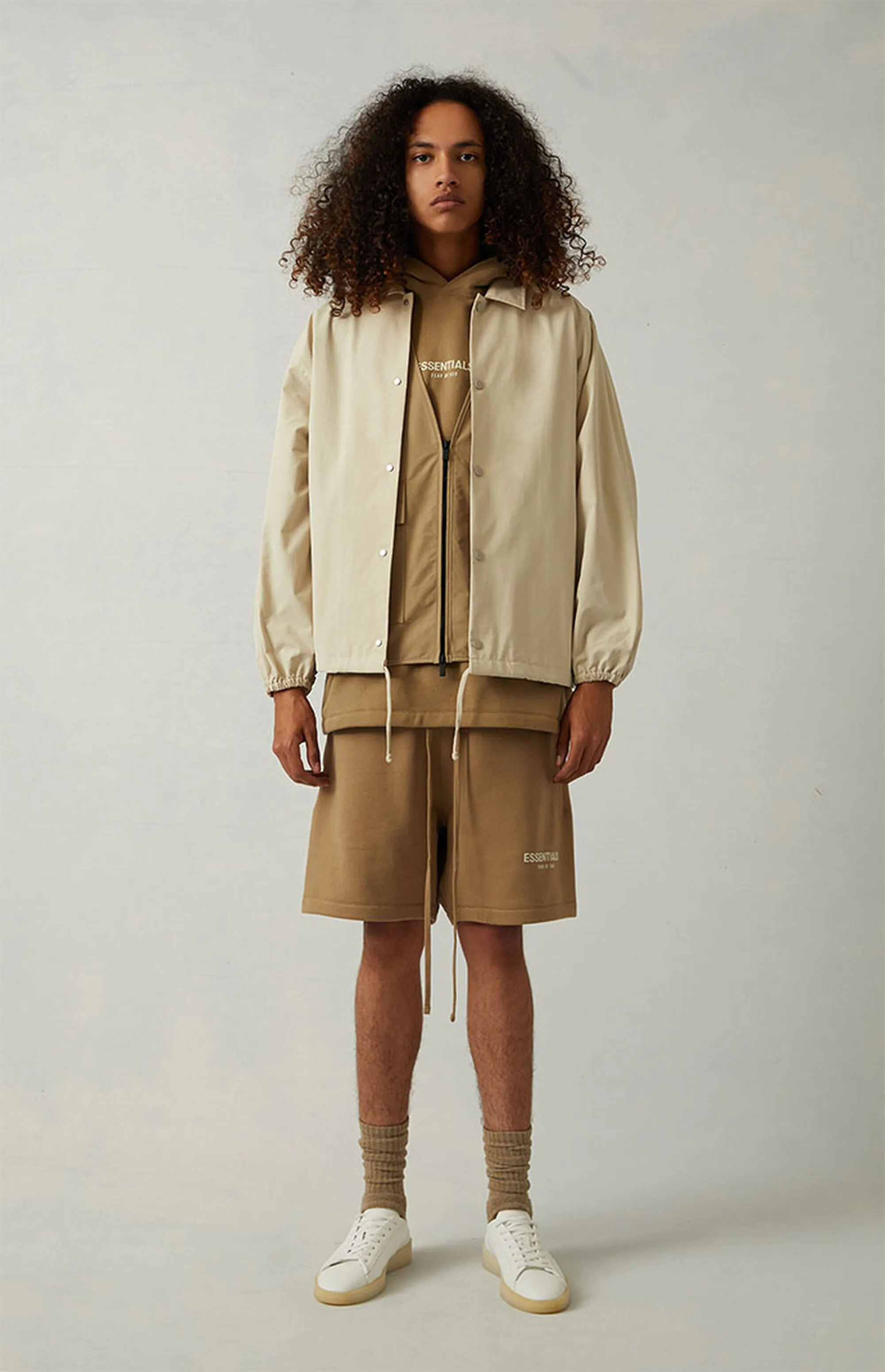 Fear Of God Essentials 1977 Coaches Jacket Iron Oak (14) - www.kitistry.com Fear Of God Essentials 1977 Coaches Jacket Iron Oak (14) - www.kitistry.com