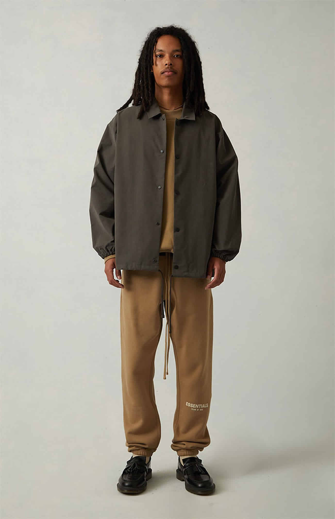 Fear Of God Essentials 1977 Coaches Jacket Iron Oak (19) - www.kitistry.com Fear Of God Essentials 1977 Coaches Jacket Iron Oak (19) - www.kitistry.com