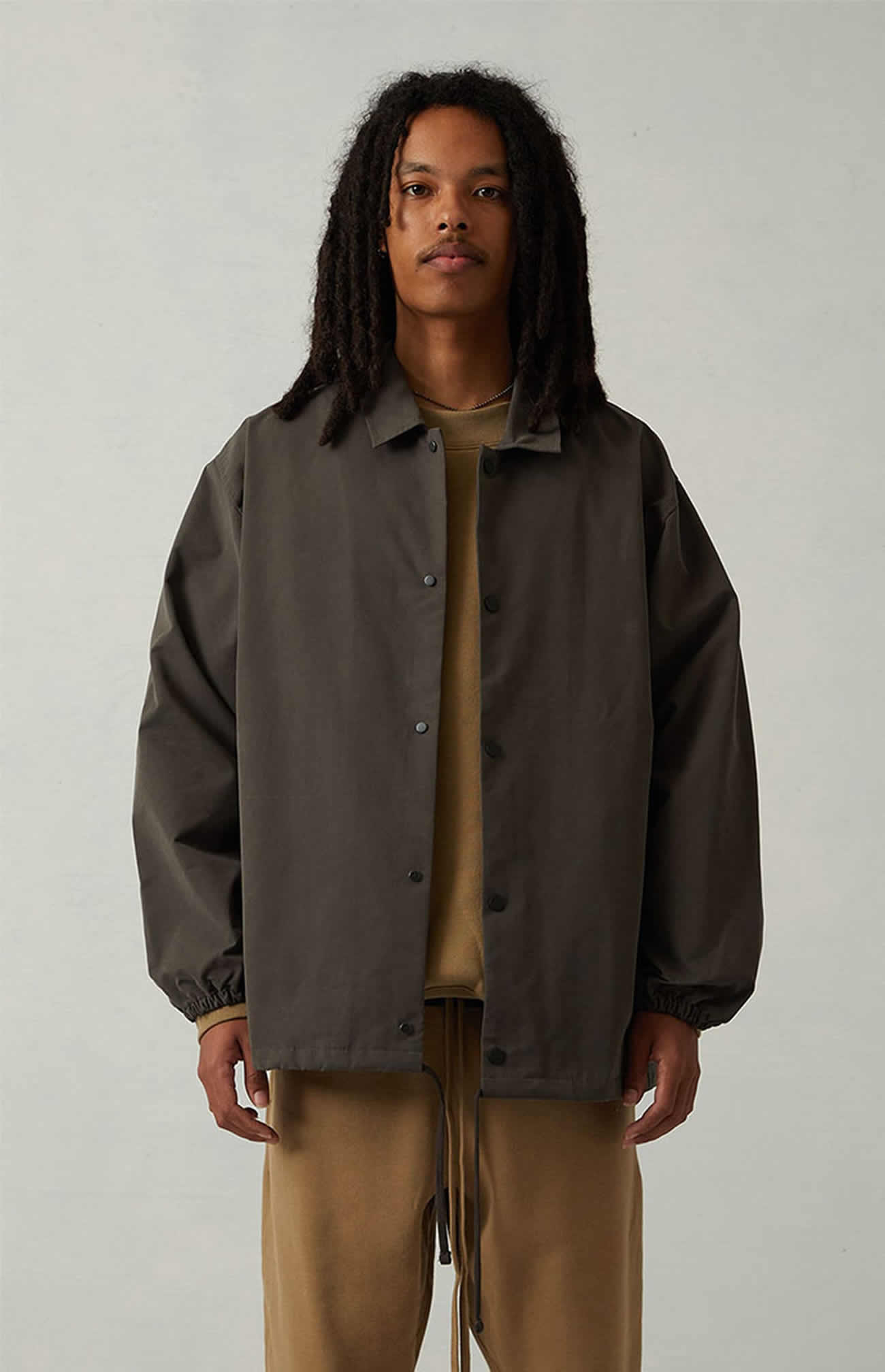 Fear Of God Essentials 1977 Coaches Jacket Iron Oak (21) - www.kitistry.com Fear Of God Essentials 1977 Coaches Jacket Iron Oak (21) - www.kitistry.com