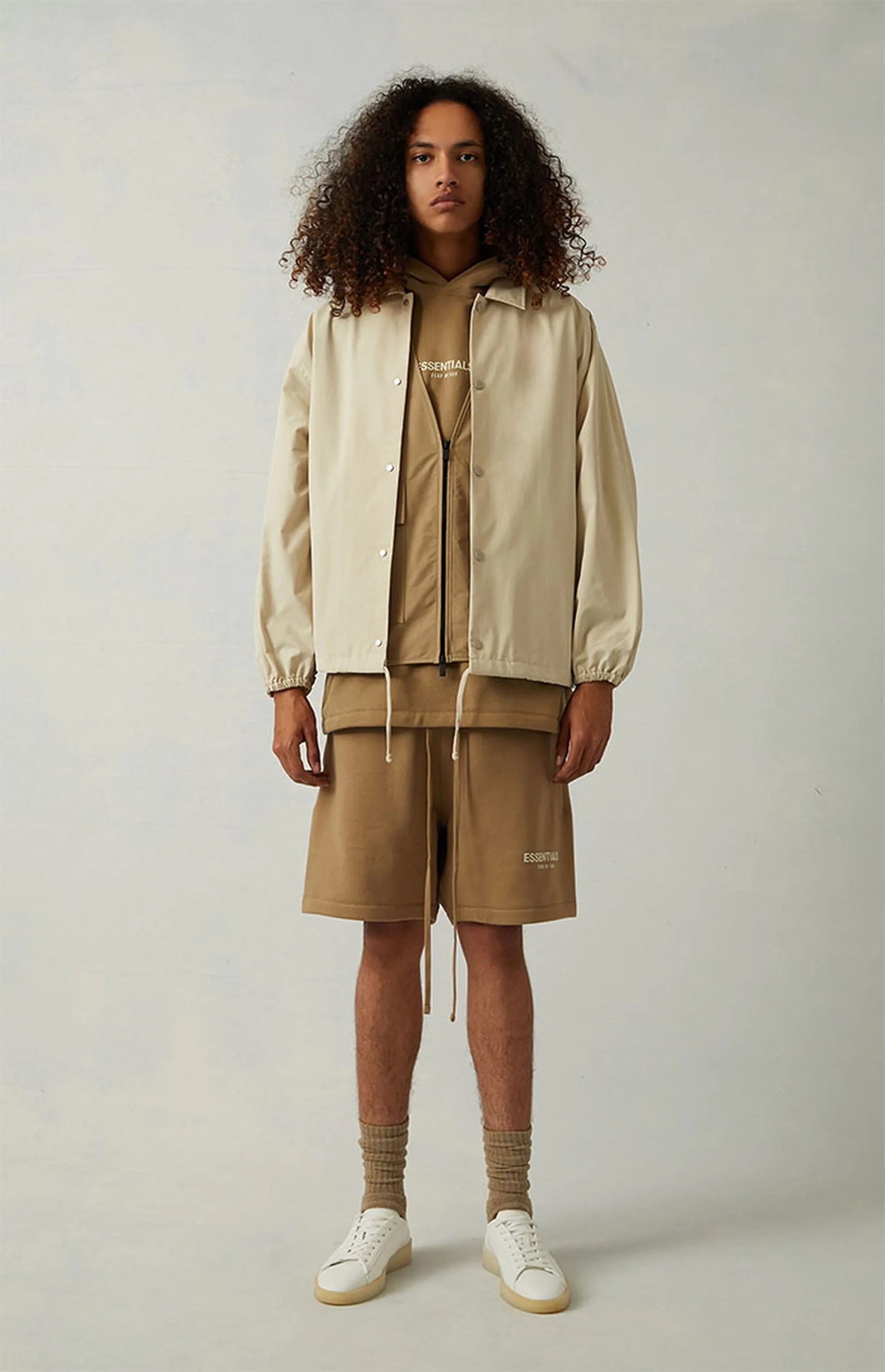 Fear Of God Essentials 1977 Coaches Jacket Iron Oak (28) - www.kitistry.com Fear Of God Essentials 1977 Coaches Jacket Iron Oak (28) - www.kitistry.com