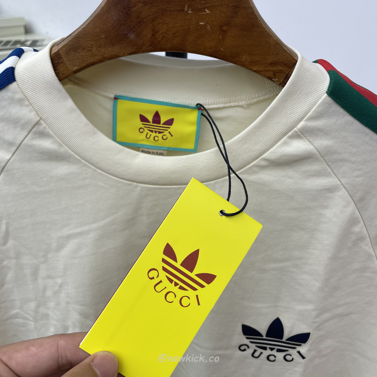 Gucci X Adidas Trefoil Print T Shirt Off White Ss22 (8) - www.kitistry.com Gucci X Adidas Trefoil Print T Shirt Off White Ss22 (8) - www.kitistry.com