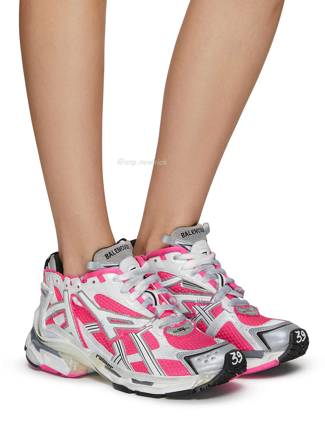 Balenciaga Runner Panelled Pink Sneakers (2) - www.kitistry.com Balenciaga Runner Panelled Pink Sneakers (2) - www.kitistry.com